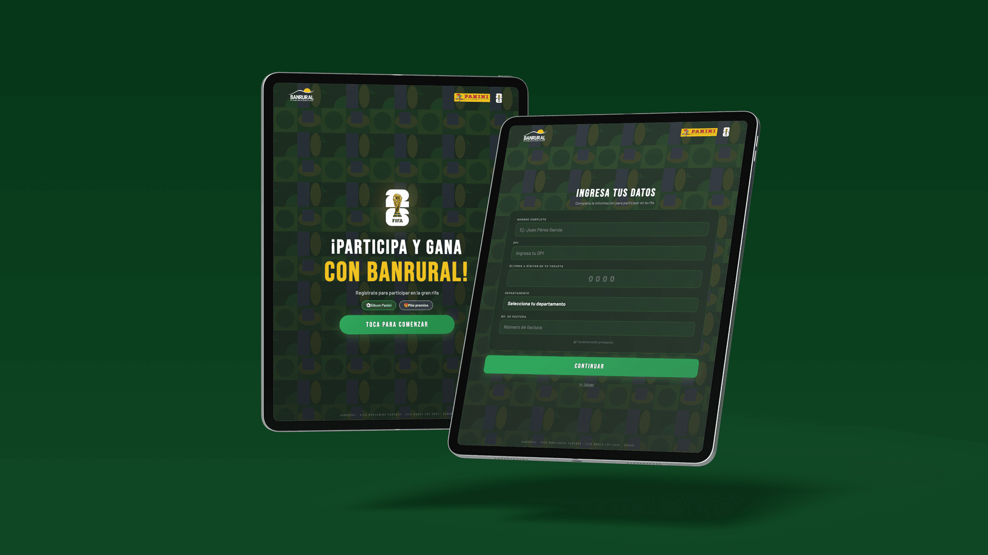 Sistema de Registro – Álbum Mundial Visa Banrural
