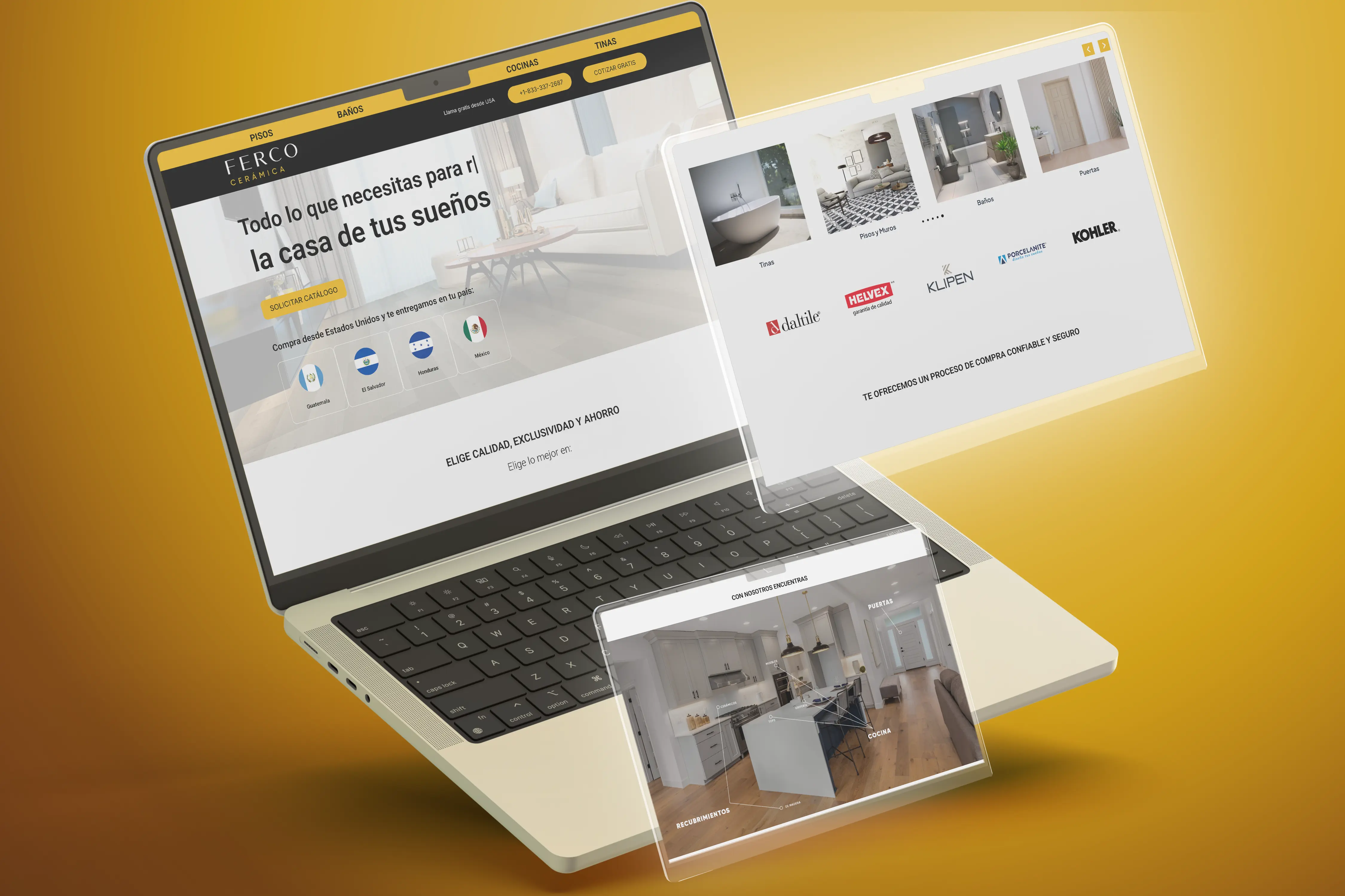 Landing Page para Estados Unidos, México, Guatemala y Honduras